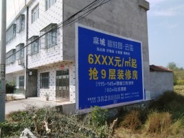 永春墙体广告质量分析